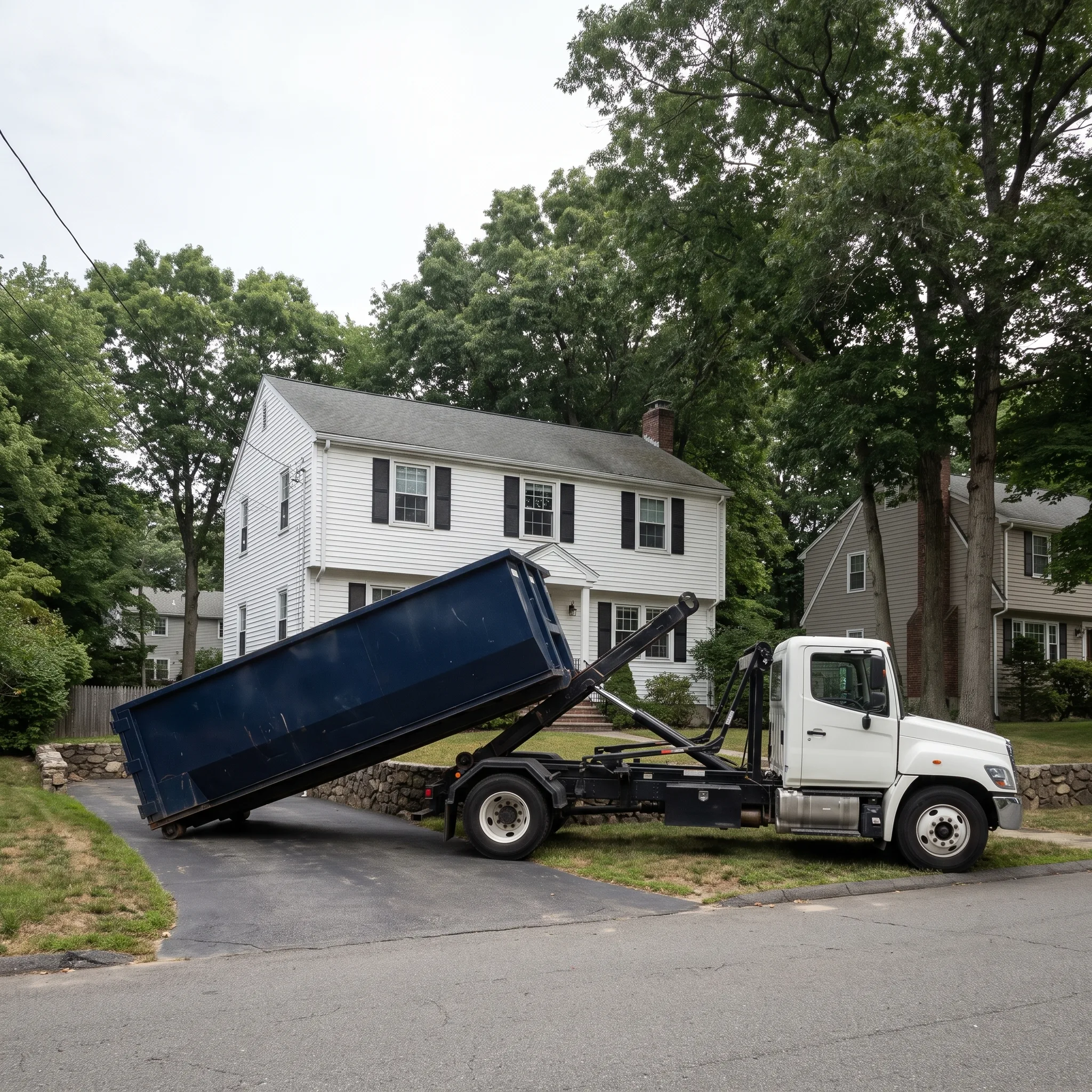 Roll-off dumpster delivery in Rhode Island